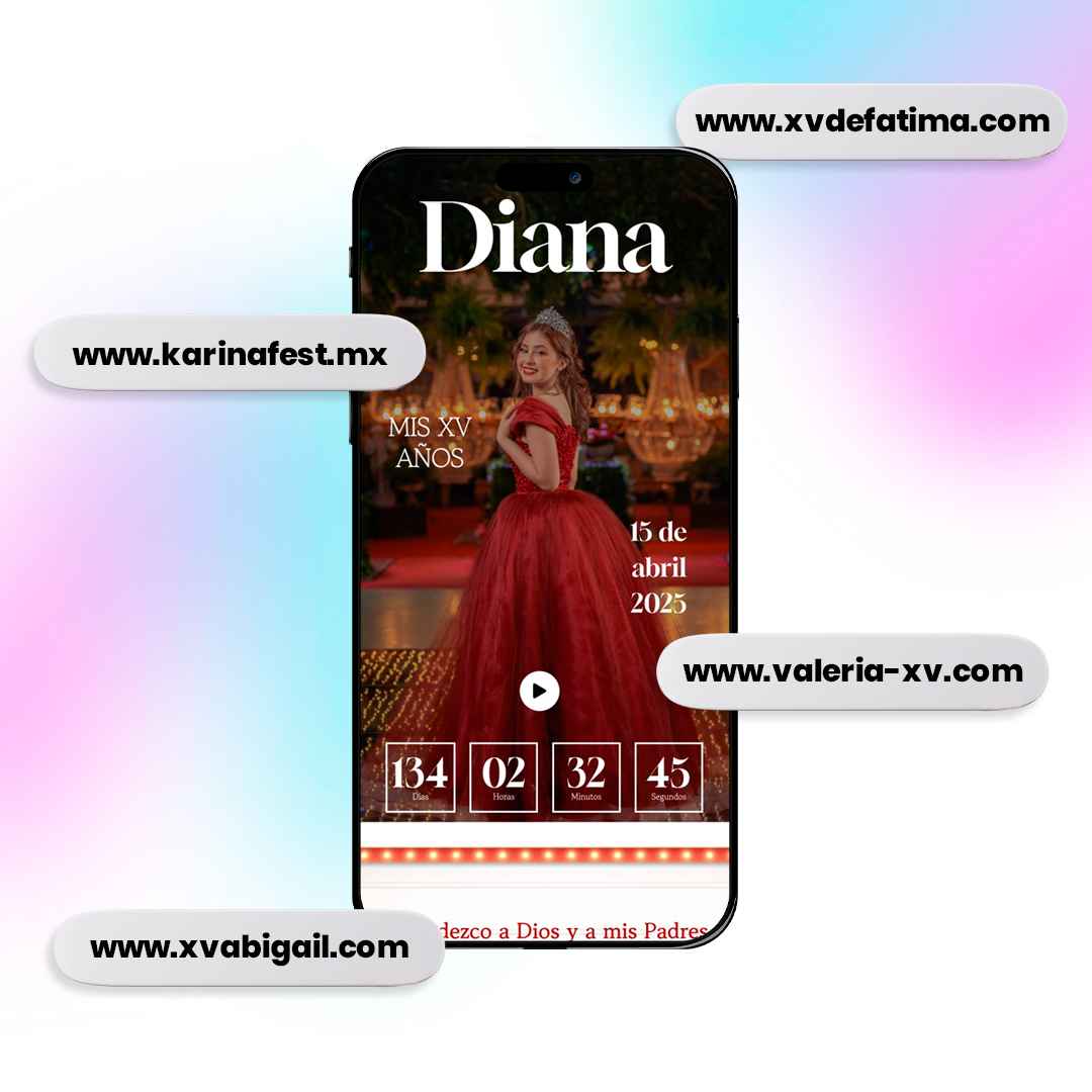 dominio personalizado xv años